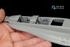 Quinta Studio QD48145 F/A-18B 3D-Printed & coloured Interior on decal paper (for Kinetic kit) 1/48